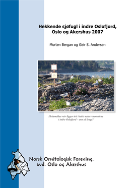Hekkende Sjøfugl I Indre Oslofjord, Oslo Og Akershus 2007