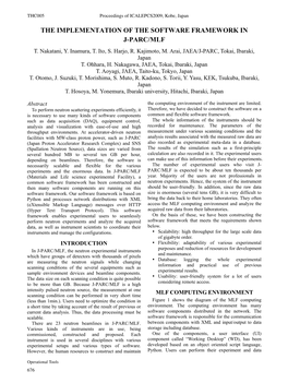 THC005 Proceedings of ICALEPCS2009, Kobe, Japan