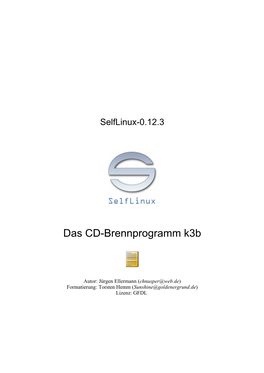 Das CD-Brennprogramm K3b