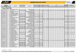 Midweek Regular Coupon 09/04/2021 09:32 1 / 6