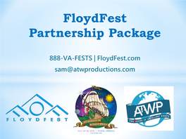 Floydfest Partnership Package