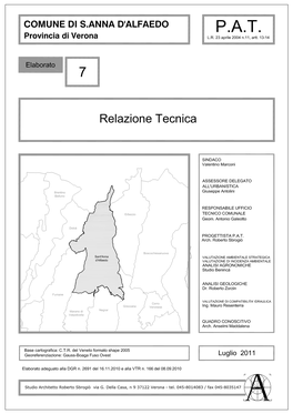 Relazione Tecnica 1 Arch