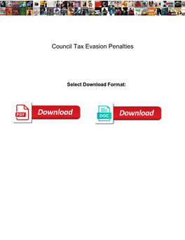 Council Tax Evasion Penalties