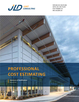 Professional Cost Estimating