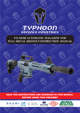 Typhoon F12 Owners Manual