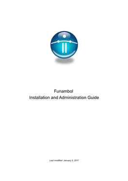 Funambol Installation and Administration Guide