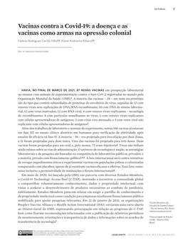 Vaccines Against Covid-19