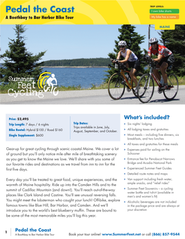 Pedal the Coast I Own Bike Shorts a Boothbay to Bar Harbor Bike Tour My Bike Has a Name