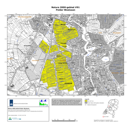 Natura 2000-Gebied #91 Polder Westzaan