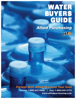 Water Buyers Guide