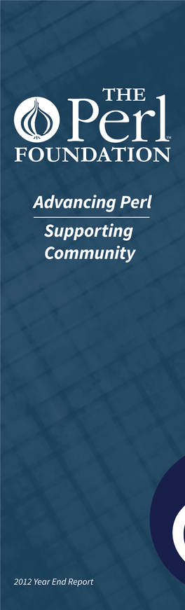 Advancing Perl Supporting Community