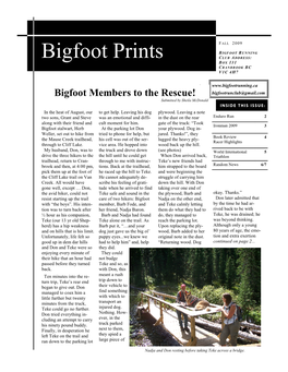 Bigfoot Fall 2009