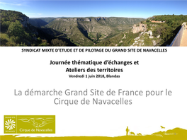 Syndicat Mixte D’Etude Et De Pilotage Du Grand Site De Navacelles