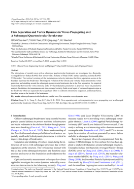 Flow Separation and Vortex Dynamics in Waves Propagating Over A