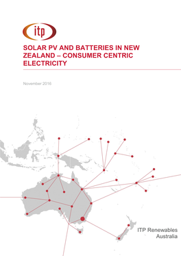 Solar Pv and Batteries in New Zealand – Consumer Centric Electricity