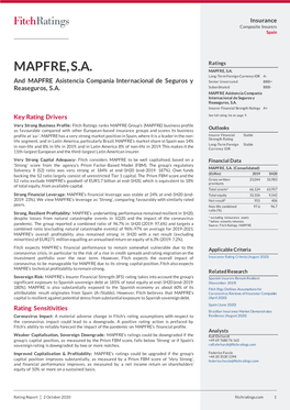 Mapfre, S.A. Mapfre, S.A