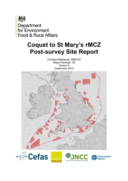 Coquet to St Mary's Rmcz Summary Site Report V5