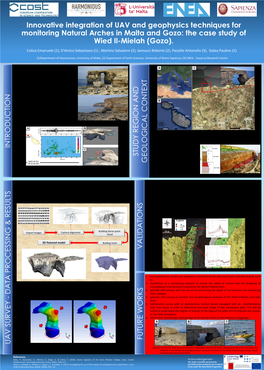 Innovative Integration of UAV and Geophysics Techniques for Monitoring Natural Arches in Malta and Gozo: the Case Study of Wied Il-Mielah (Gozo)