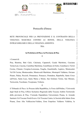 Prefettura Di Pisa Ufficio Territoriale Del Governo