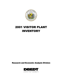 2001 Visitor Plant Inventory Report