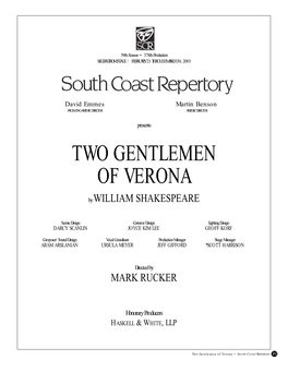 Two Gentlemen of Verona