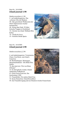 Irland Journal 1.90 Irland Journal 2.90