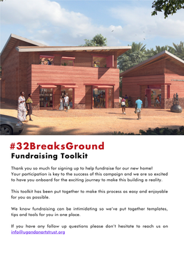 32Breaksground Fundraising Toolkit