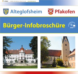Gemeinde Alteglofsheim Gemeinde Pfakofen