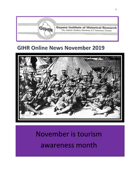 GIHR Online Newsletter – November 2019