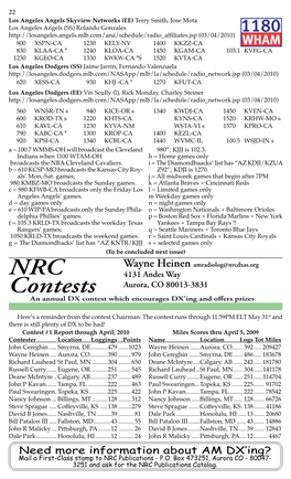 NRC Contests