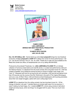 Lisa Lampanelli's LOSIN' IT