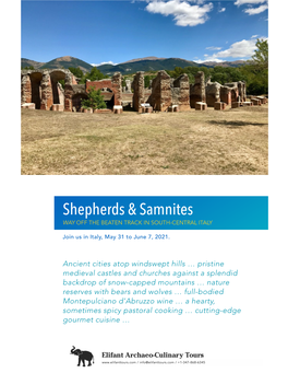 Shepherds+Samnites Brochure 2021