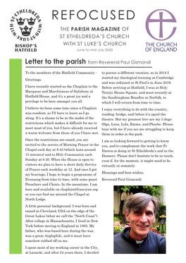 Refocused the Parish Magazine of St Etheldreda’S Church