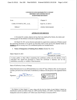 Case 21-20111 Doc 335 Filed 03/25/21 Entered 03/25/21 20:22:59 Page 1 of 34