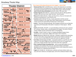Broadway Theater Map