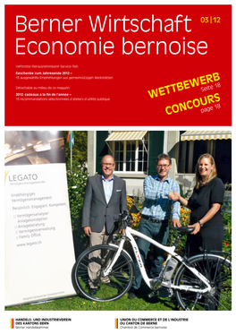 Berner Wirtschaft Economie Bernoise