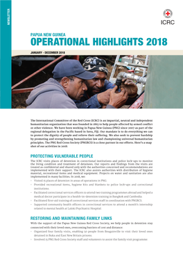 Operational Highlights 2018