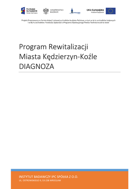 Program Rewitalizacji Miasta Kędzierzyn-Koźle DIAGNOZA