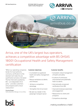 Download the Arriva Case Study