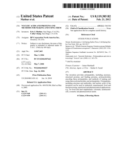 (10) Patent No.: US 8119385 B2