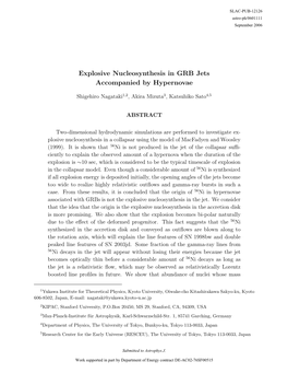 Explosive Nucleosynthesis in GRB Jets Accompanied by Hypernovae