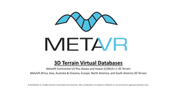 3D Terrain Virtual Databases
