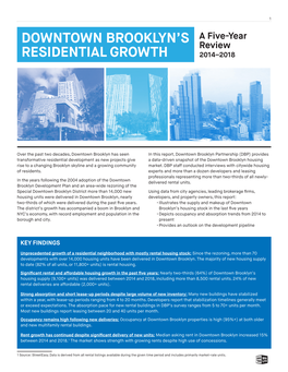 Downtown Brooklyn's Residential Growth