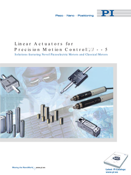 PI Linear Actuator Catalog