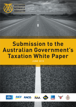 Submission to the Australian Government's Taxation White Paper