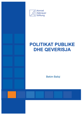 Politikat Publike Dhe Qeverisja