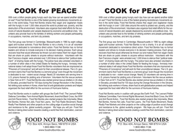 COOK for PEACE COOK for PEACE