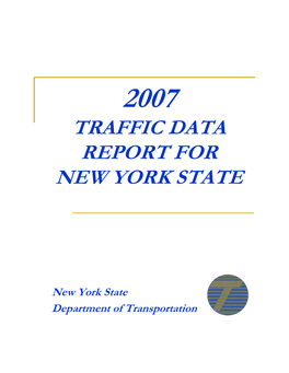 2007 Traffic Data Report for New York State