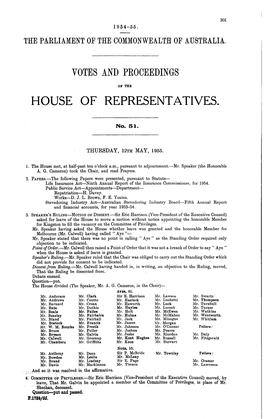 House of Representatives