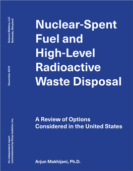 Nuclear-Spent Fuel and High-Level Radioactive Waste Disposal Preface and Acknowledgments 5